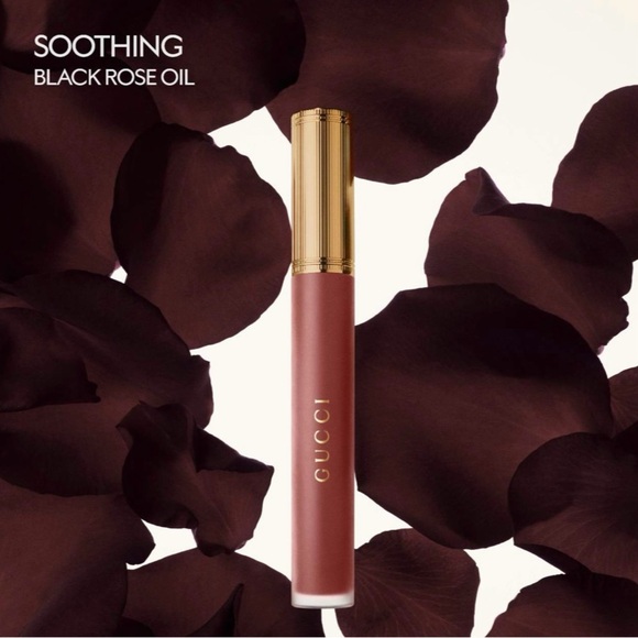 Gucci Liquid Matte Lip Color Transfer Proof Nellie Cherry 521 - Picture 3 of 4